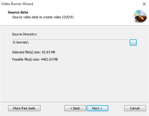 Choose Source Video Data