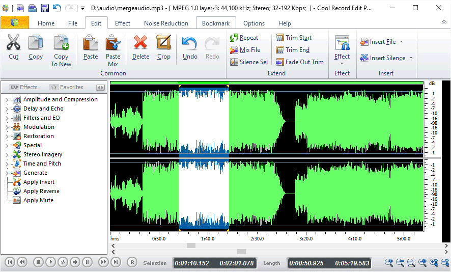 Powerful Audio recorder, editor, converter, YouTube downloader and converter